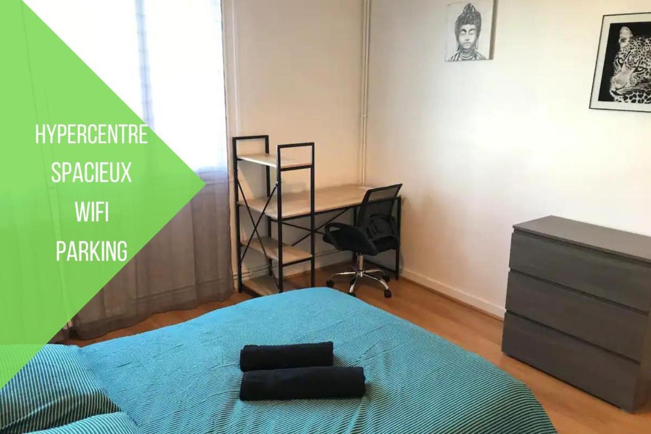 Le Voltaire -2 Chambres- 70M2- Hypercentre-Parking-Wifi Fibre Tarbes Buitenkant foto