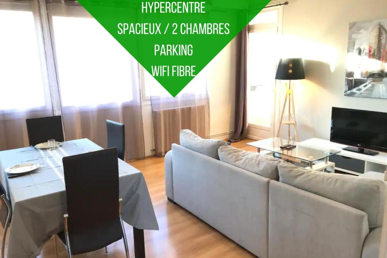 Le Voltaire -2 Chambres- 70M2- Hypercentre-Parking-Wifi Fibre Tarbes Buitenkant foto